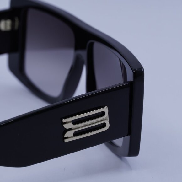 Victoria Beckham VB678S 001 Sunglasses Black Square Frame, Grey Lenses - Picture 8 of 9